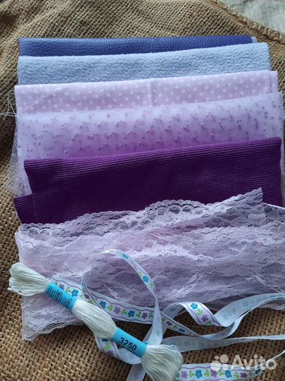 Материалы для творчества.Ткань.Волосы для кукол