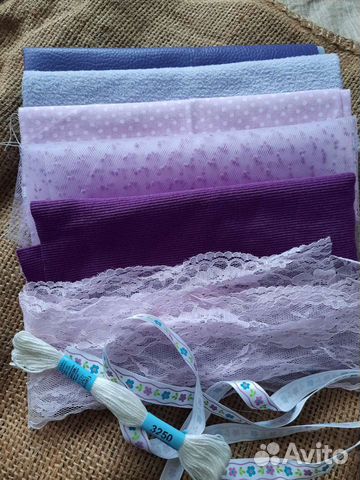 Материалы для творчества.Ткань.Волосы для кукол