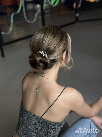 Макияж+локоны, визажист, свадебный стилист