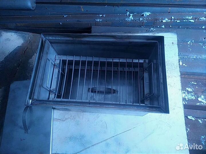 Коптильня горячего копчения из нержавейки