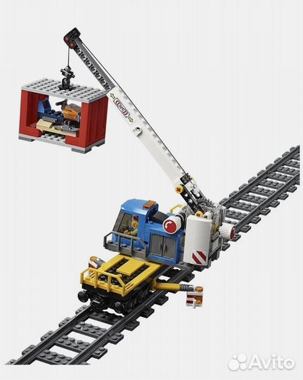 Конструктор lego City Trains Товарный поезд 60198