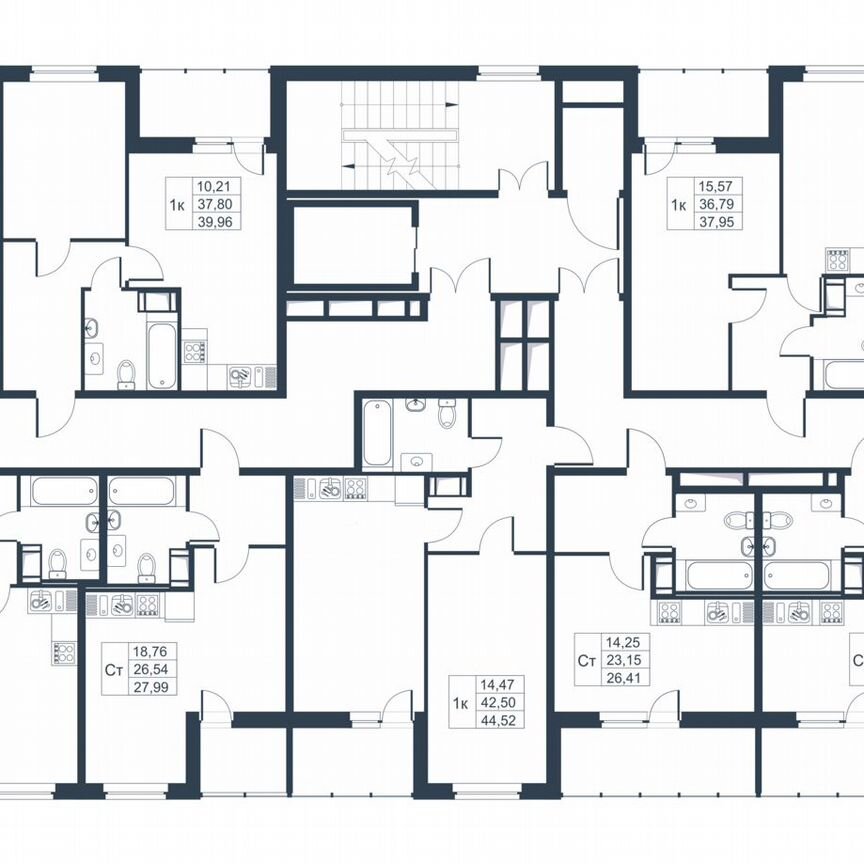 2-к. квартира, 63,6 м², 5/9 эт.