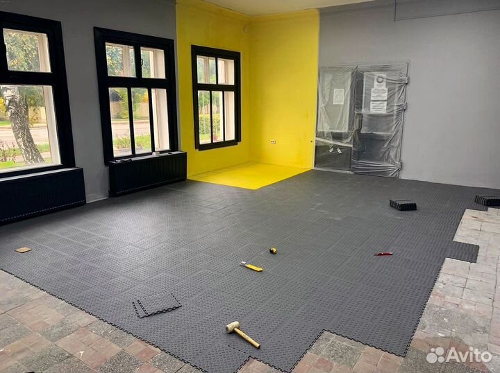 Модульная пвх плитка для гаража