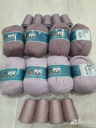 Пряжа из пуха норки