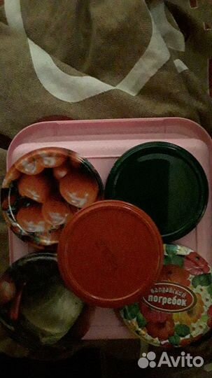 Крышки д/банок,банки