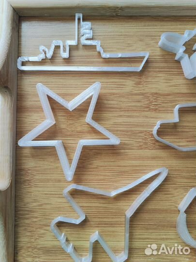 Набор формочек для печенья к 23 февраля