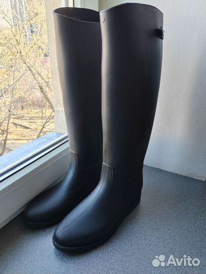 Резиновые сапоги для конного спорта на молнии