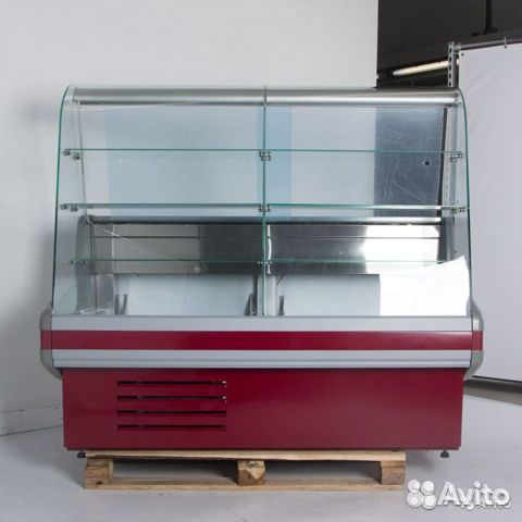 Боковое стекло для кондитерской витрины Гамма