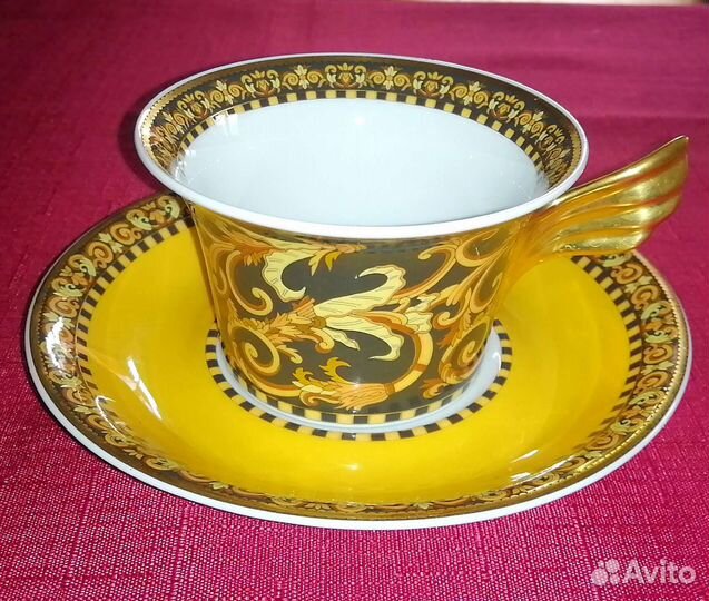 Чайная пара фарфор Версачи Rosental оригинал