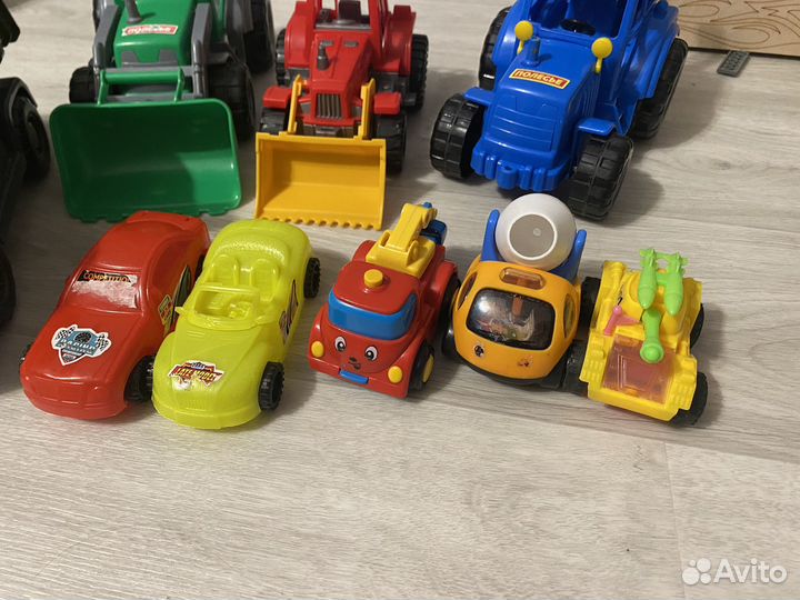 Машинки пакетом полесье трактор грузовик