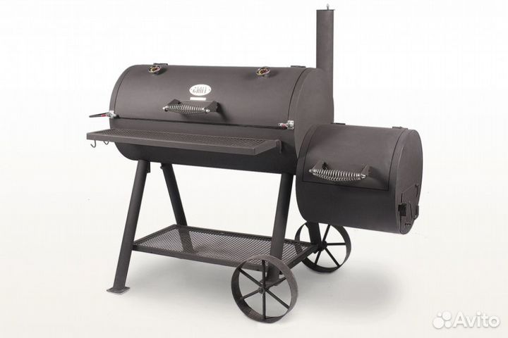 Смокер гриль Start Grill с никелированными решетк