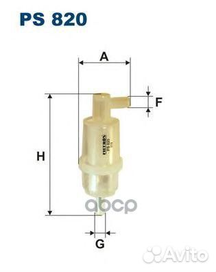 Фильтр топливный PS820 Filtron