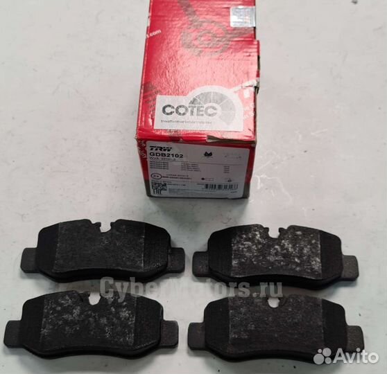 Колодки тормозные задние mercedes-benz vito W447