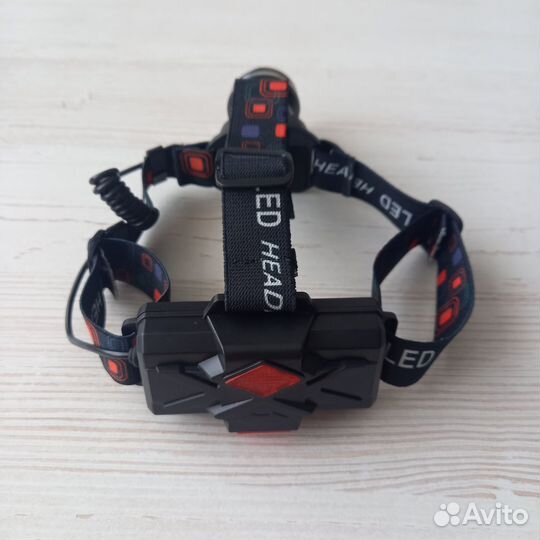 Налобный фонарь аккумуляторный