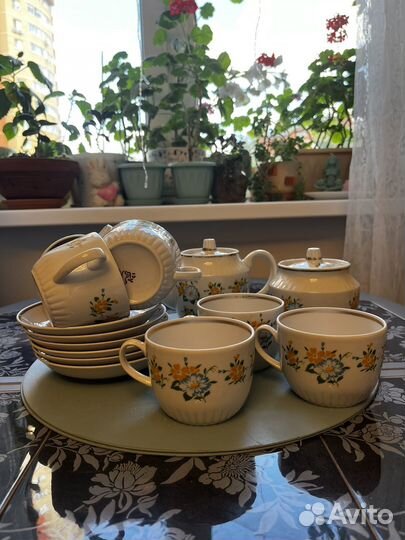 Чайный сервиз вербилки СССР