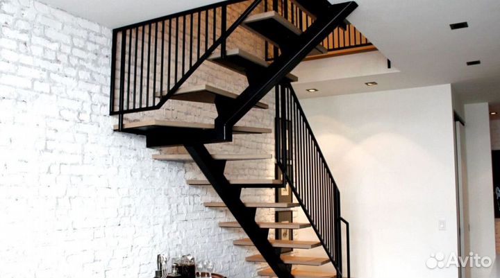 Лестница в стиле лофт
