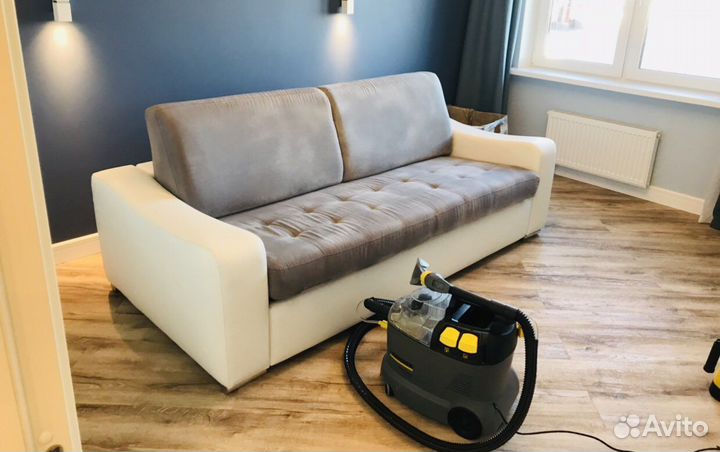 Химчистка мягкой мебели диванов на дому гарантия