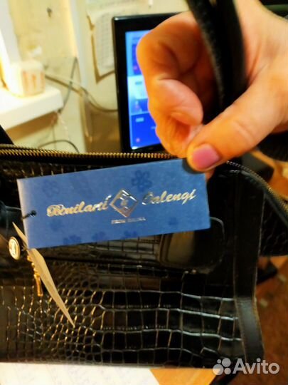 Сумка женская черная искусственная кожа новая