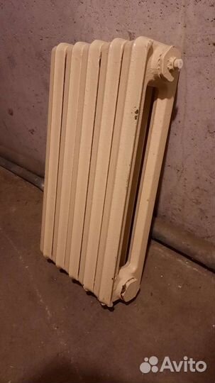 Батарея чугунная 5 ребер б/у