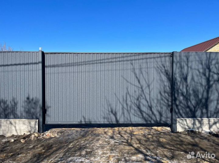 Заборы, ворота, установка заборов и ворот