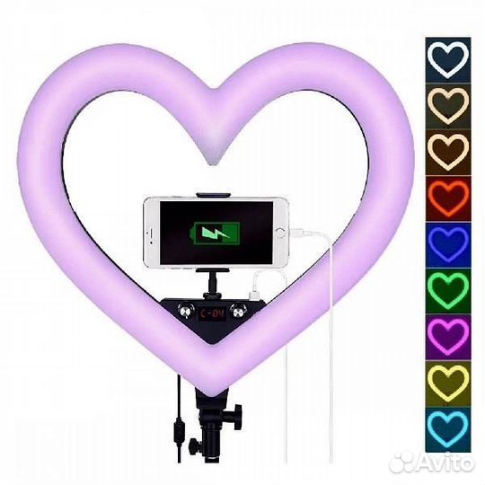 Кольцевая лампа в форме 