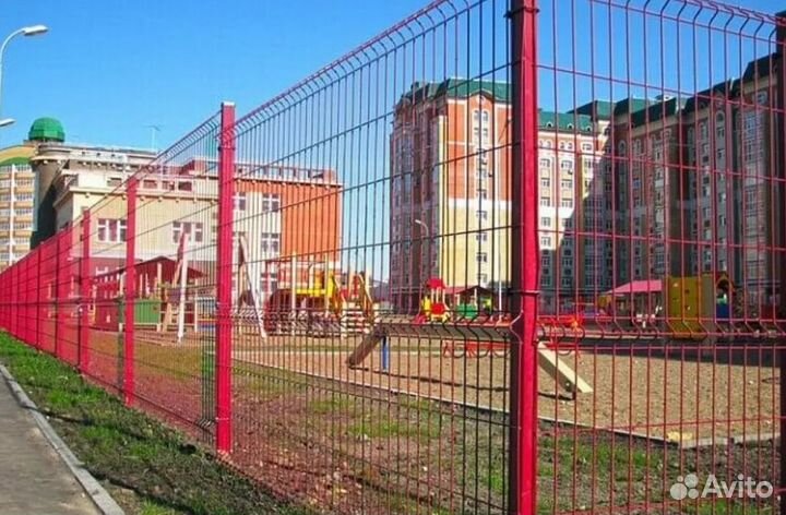 Забор металлический за 1 день под ключ