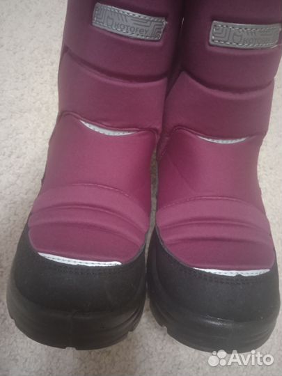 Зимние дутики детские