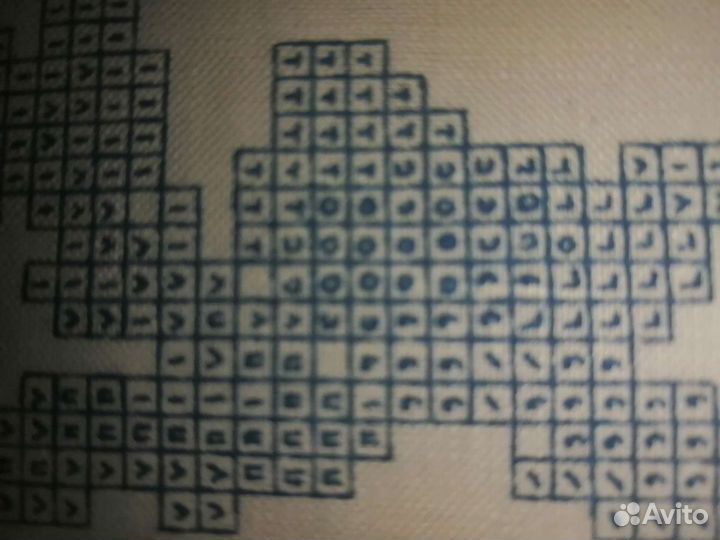 Скатерть для вышивания нитями мулине