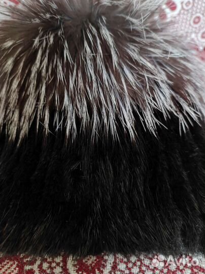 Шапка норковая новая женская