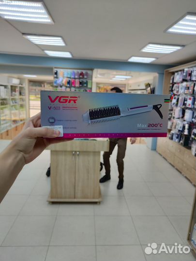 Расческа выпрямитель VGR V-503 для волос
