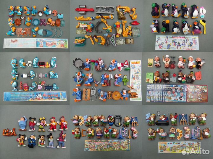 Киндер бегемоты, попугаи, киты, кабаны, жирафы