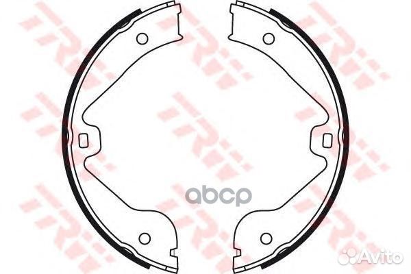 Колодки тормозные GS8717 TRW