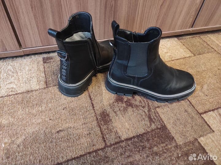 Ботинки демисезонные для девочки 34 размер
