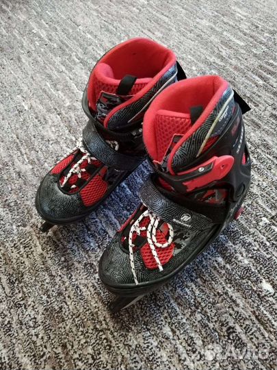 Коньки детские раздвижные 34-37