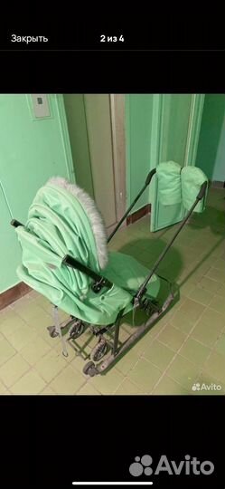 Санки коляска ника kids