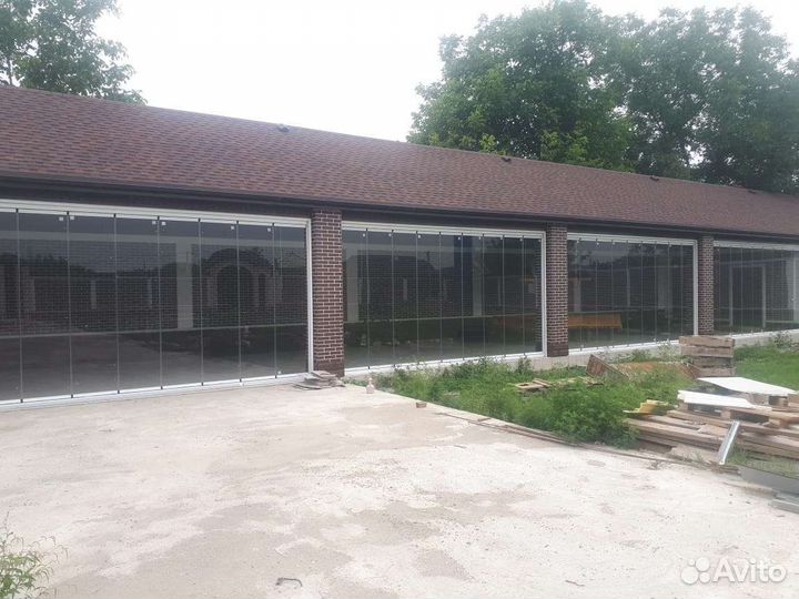 Безрамное остекление, окна, двери