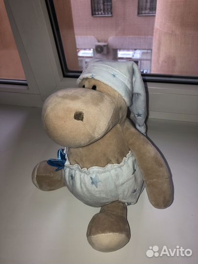 Мягкая игрушка бегемот