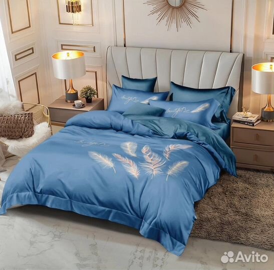 Белье постельное комплект евро новый