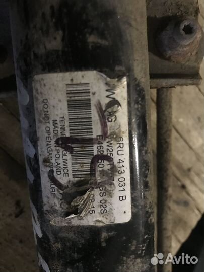 Амортизатор передний volkswagen polo 5 rapid