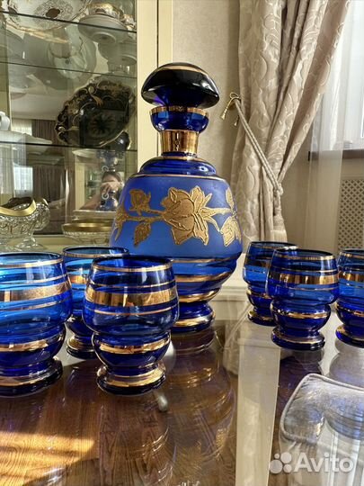 Графин с рюмками Bohemia