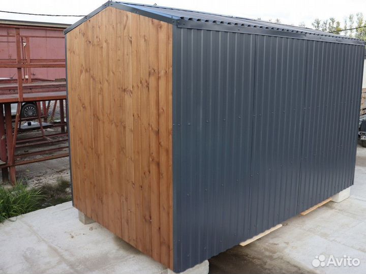 Хозблок бытовка из профнастила