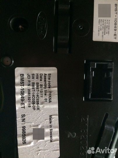 Ford Focus 3 панель (щиток) приборов.Авторазборка