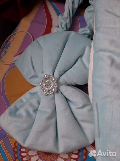 Конверт одеяло на выписку зимний