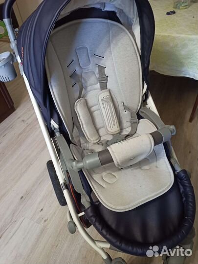 Коляска 2 в 1 эко кожа