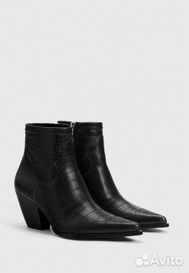 Ботильоны казаки ботинки bershka 37