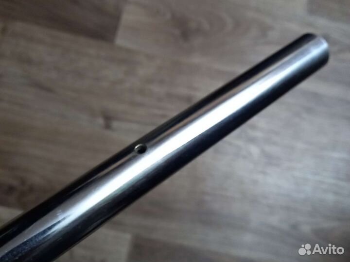 Прямой руль на 25 завод хром