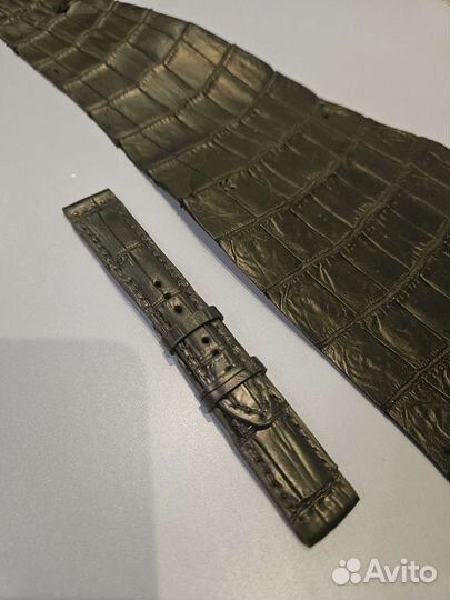 Ремешок для часов из натурального крокодила