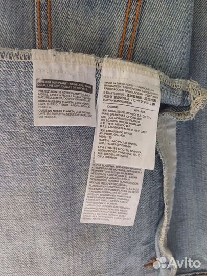 Джинсовая куртка мужская levis размер М оригинал