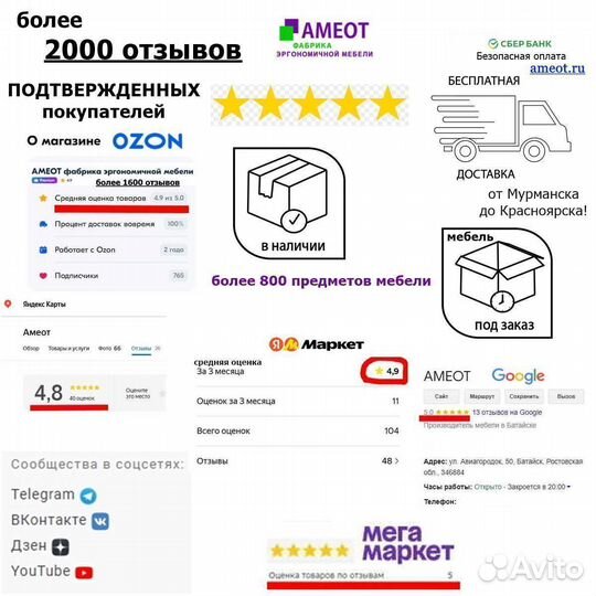 Стол геймерский на металлокаркасе Гатал 3W