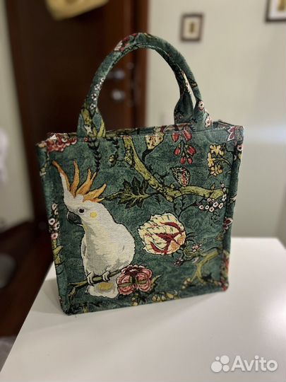 Сумка тоут из гобелена